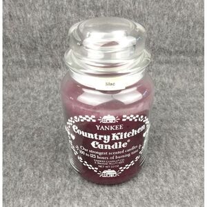 Yankee Candle‎ Country Kitchen Retired Lilac 22oz Classic Jar VTG 80s NOS NEW